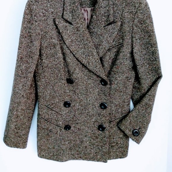 Jacket - Designer Double-Breasted Tweed - Picture 6 of 6